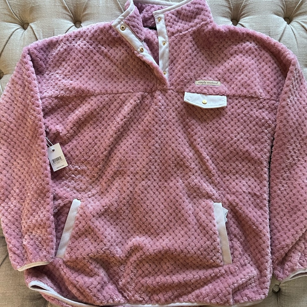 Pink Simply Southern Pullover